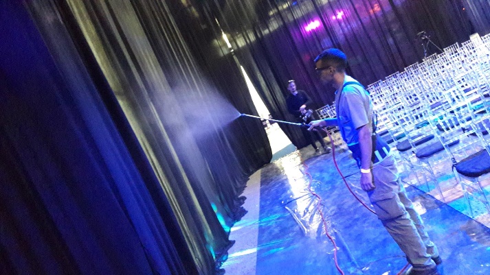 Aplicacion retardante de fuego